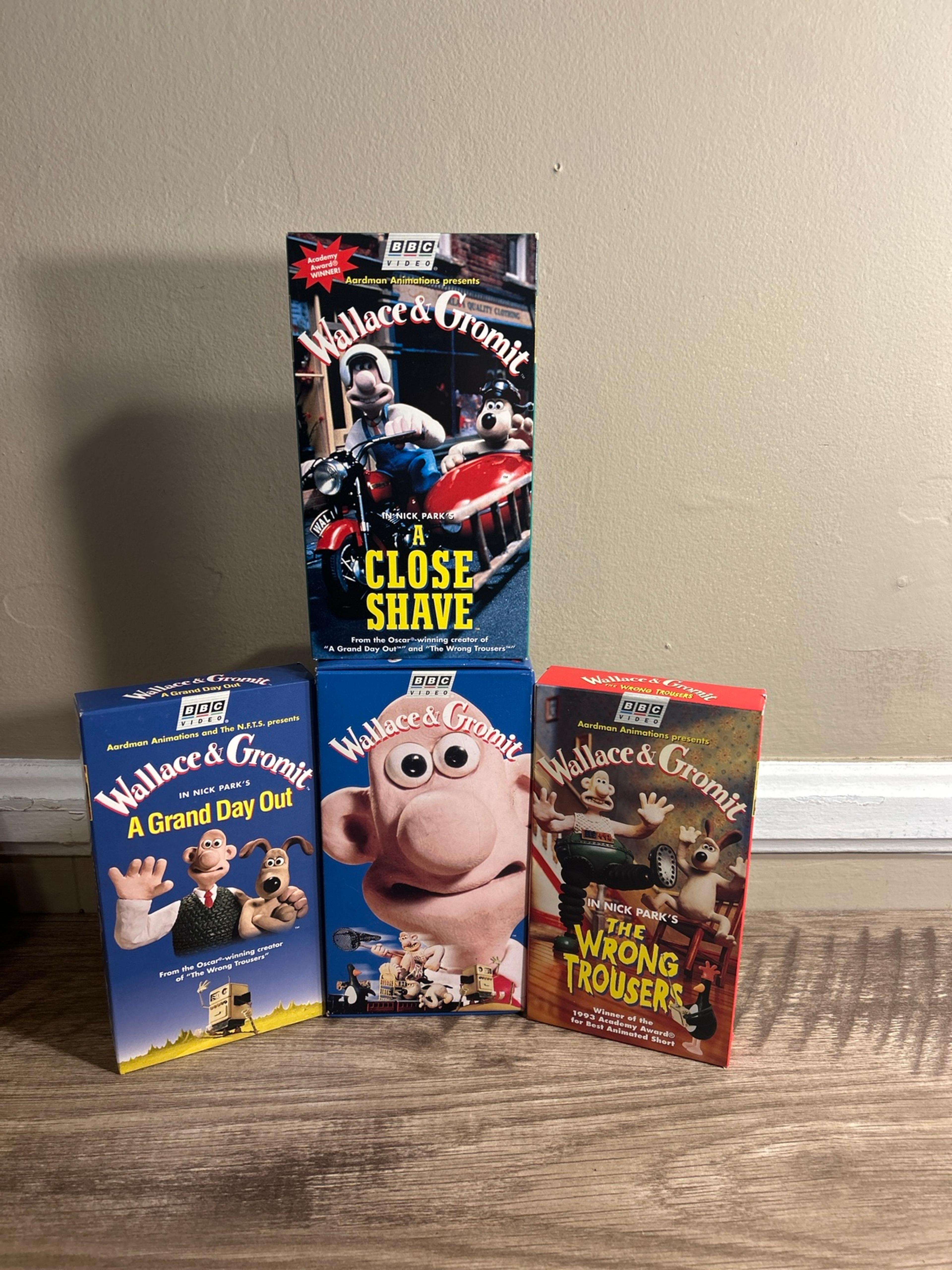 The Incredible Adventures Of Wallace And Gromit Vhs Wallace And Gromit A Grand Day Out Vhs