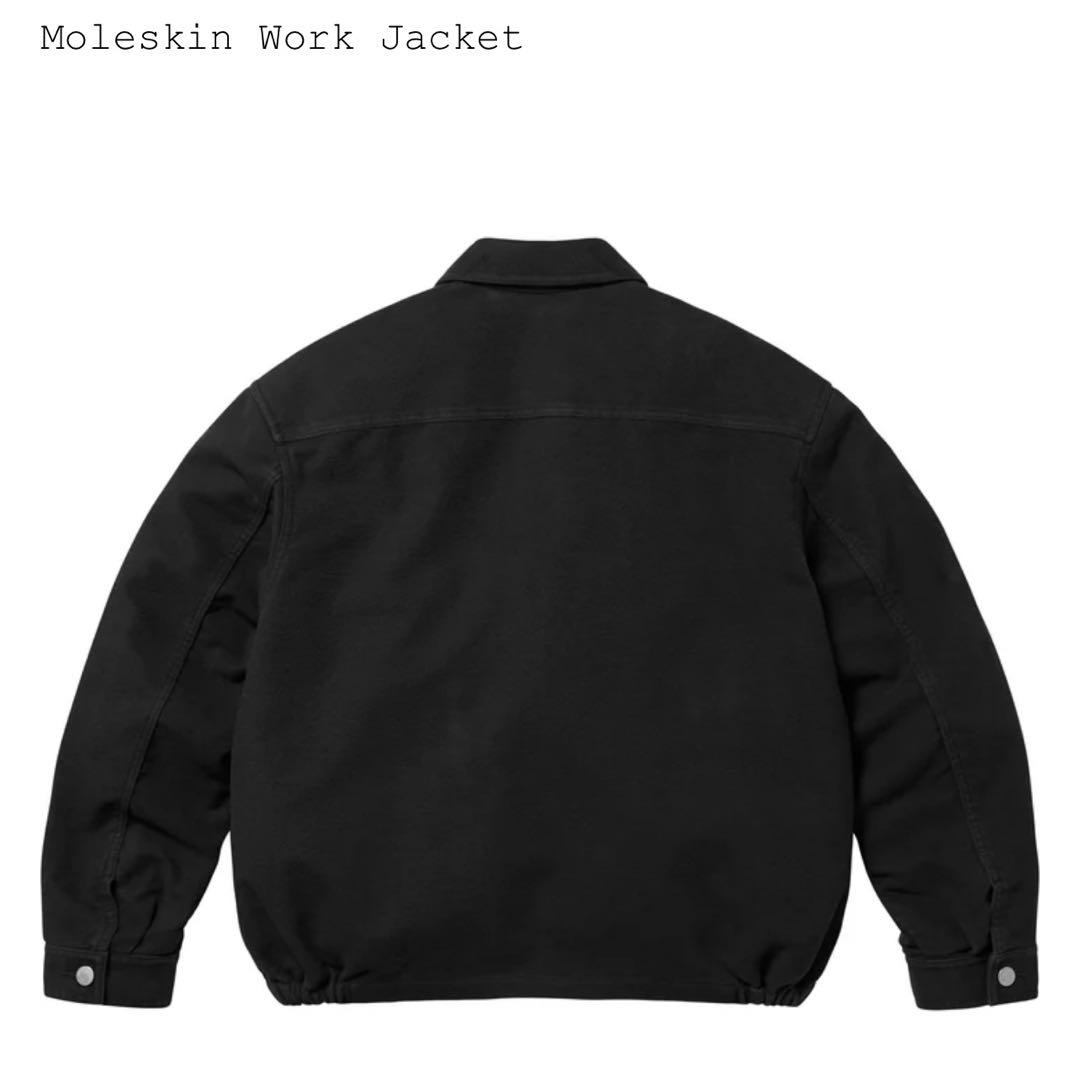 Supreme Moleskin Work Jacket Black