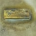 Paige Wallace Signed 3-Stone Natural Turquoise Silver Metal Belt Buckle Western