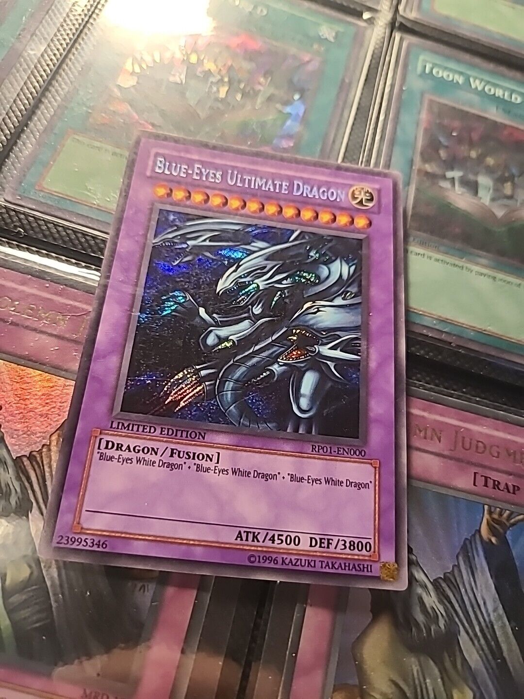 Blue Eyes Ultimate Dragon Limited Edition - Yugioh 1996 RP01-EN000