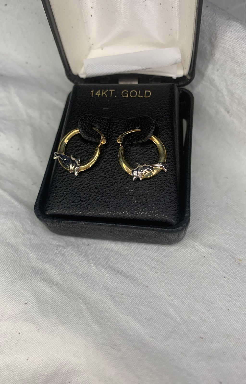 14k gold hoop earrings