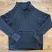 Athleta Black Small Jacquard Elevation Quilted Pullover Funnel Neck Sweatshirt