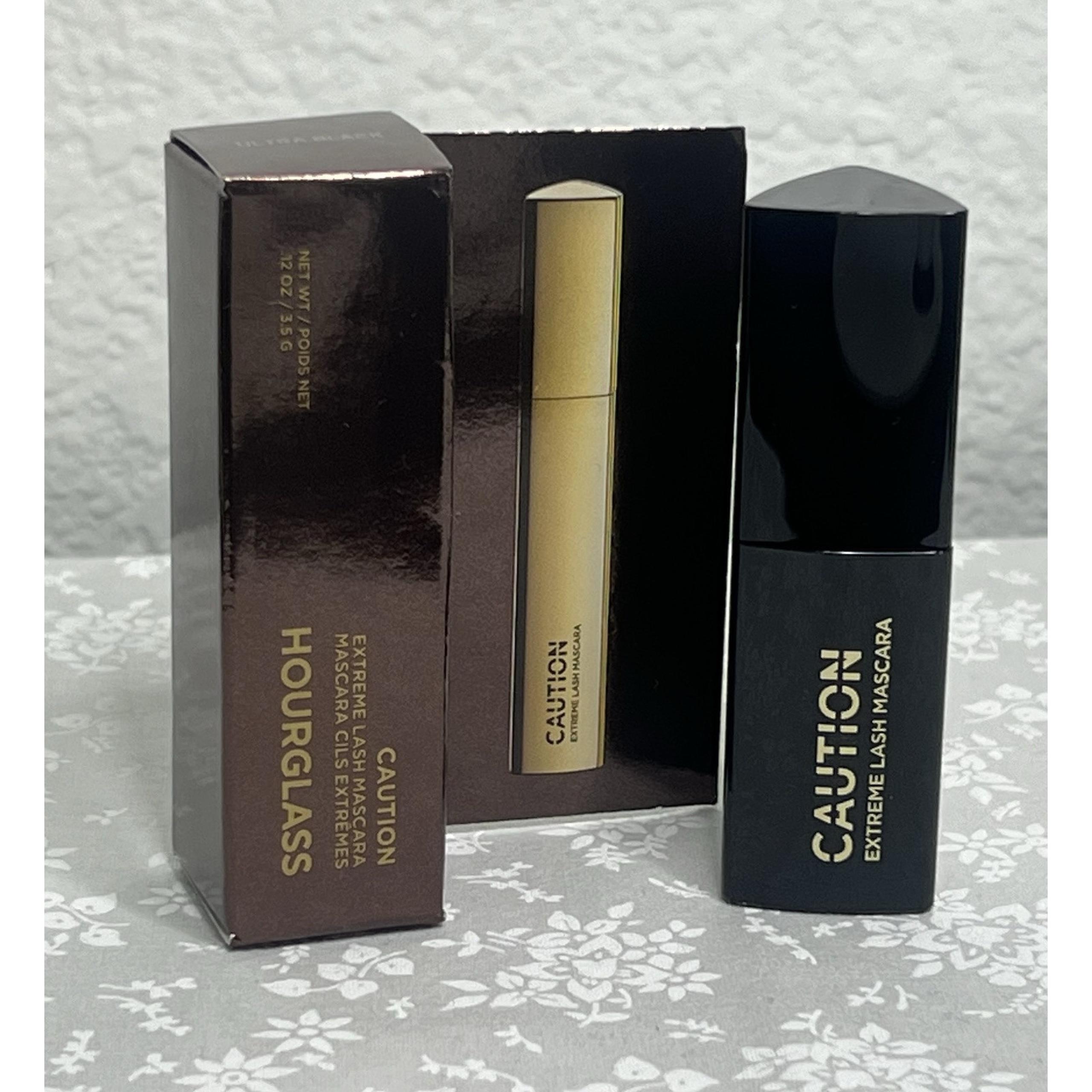 Hourglass 'CAUTION' Extreme Lash Mascara Ultra Black .12oz NIB Travel Size
