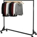 Commercial Z Base Garment Rack, Black