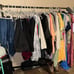 Commercial Z Base Garment Rack, Black