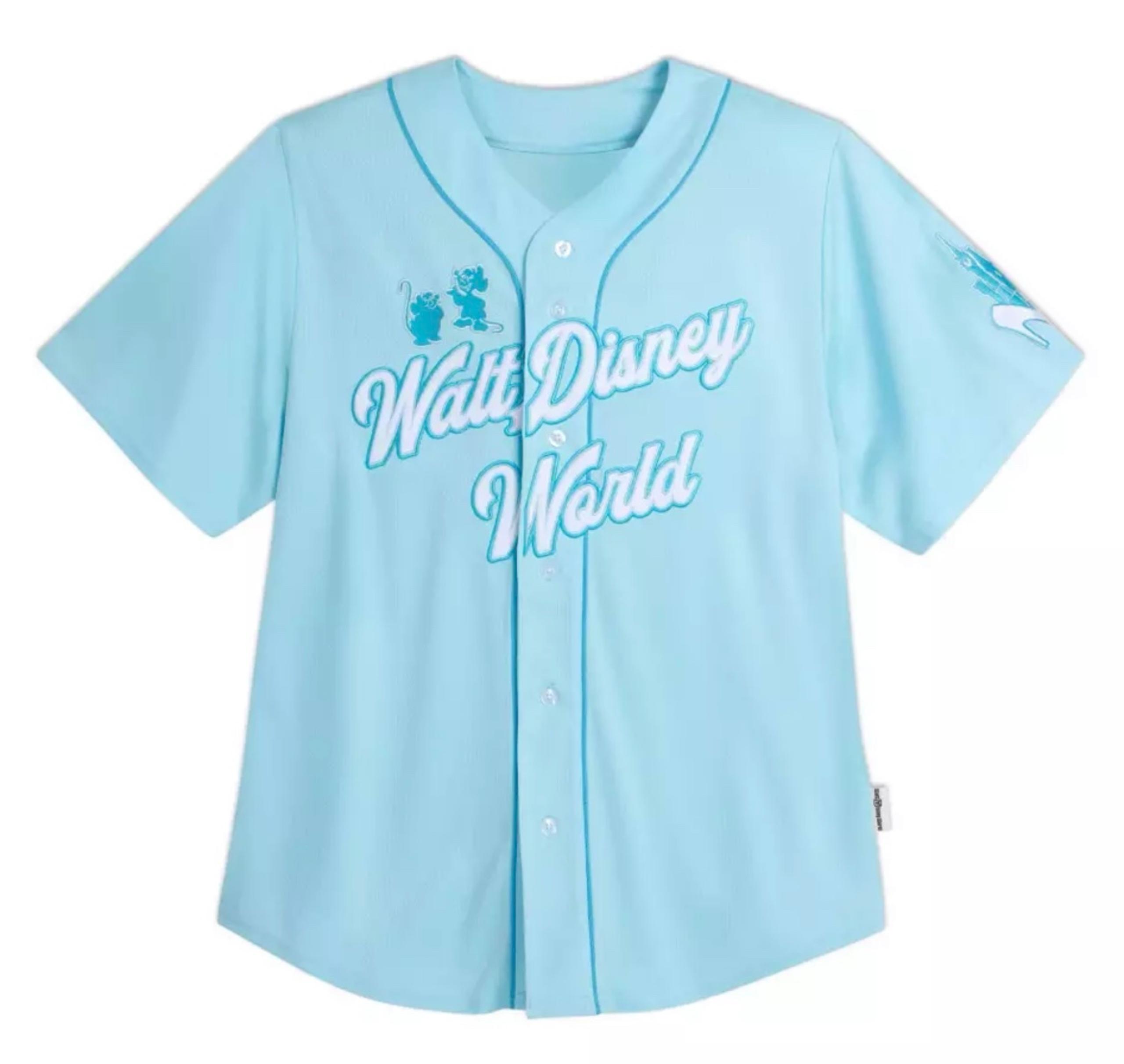Sz L NWT 2025 Cinderella Jaq Gus Gus Baseball Jersey Walt Disney World Adult