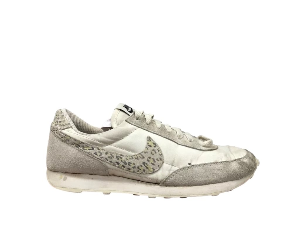 Nike Women's Daybreak White Leopard Sail Running Shoes DM3346-100 Size 8.5