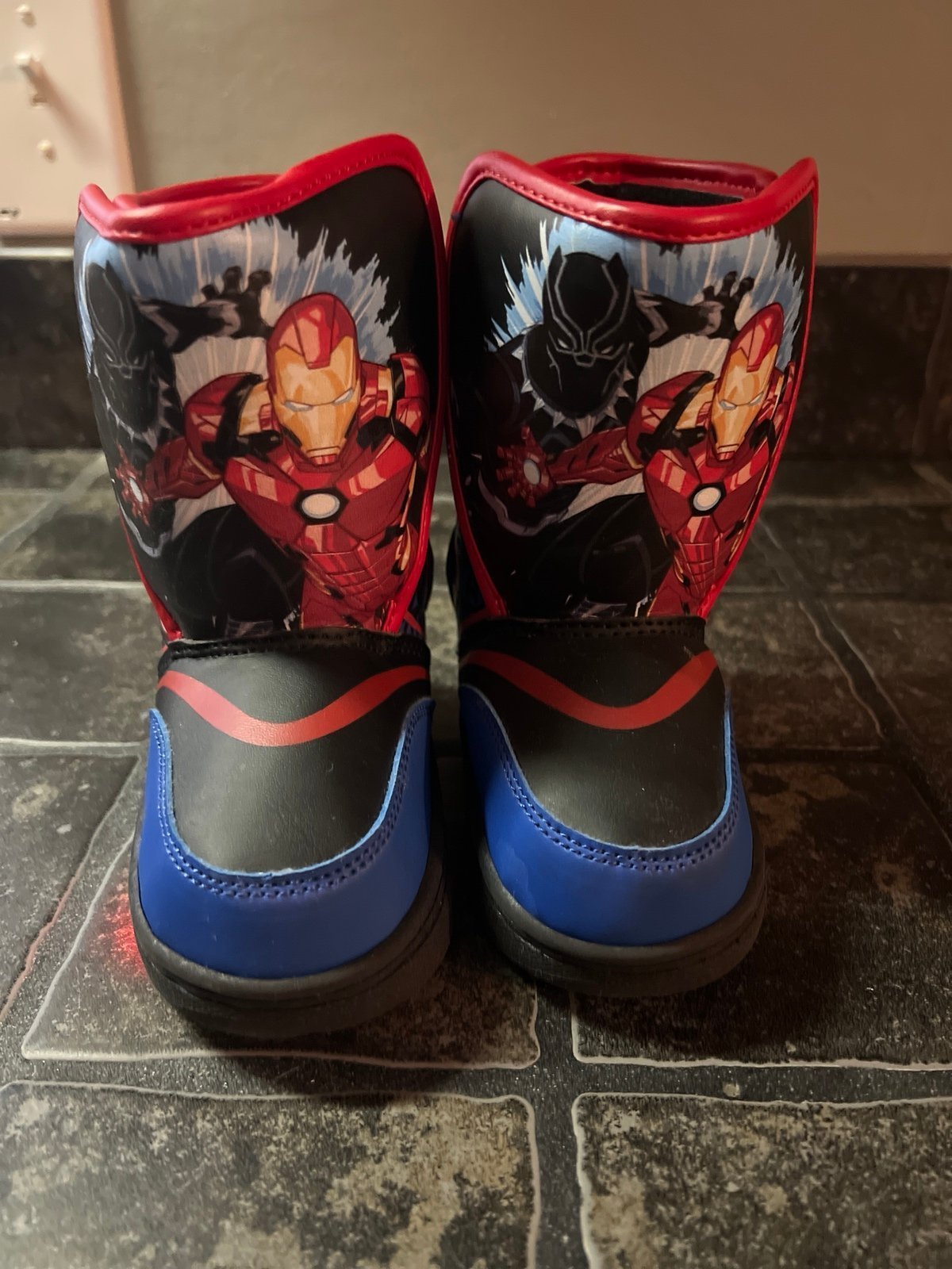 Superhero store snow boots