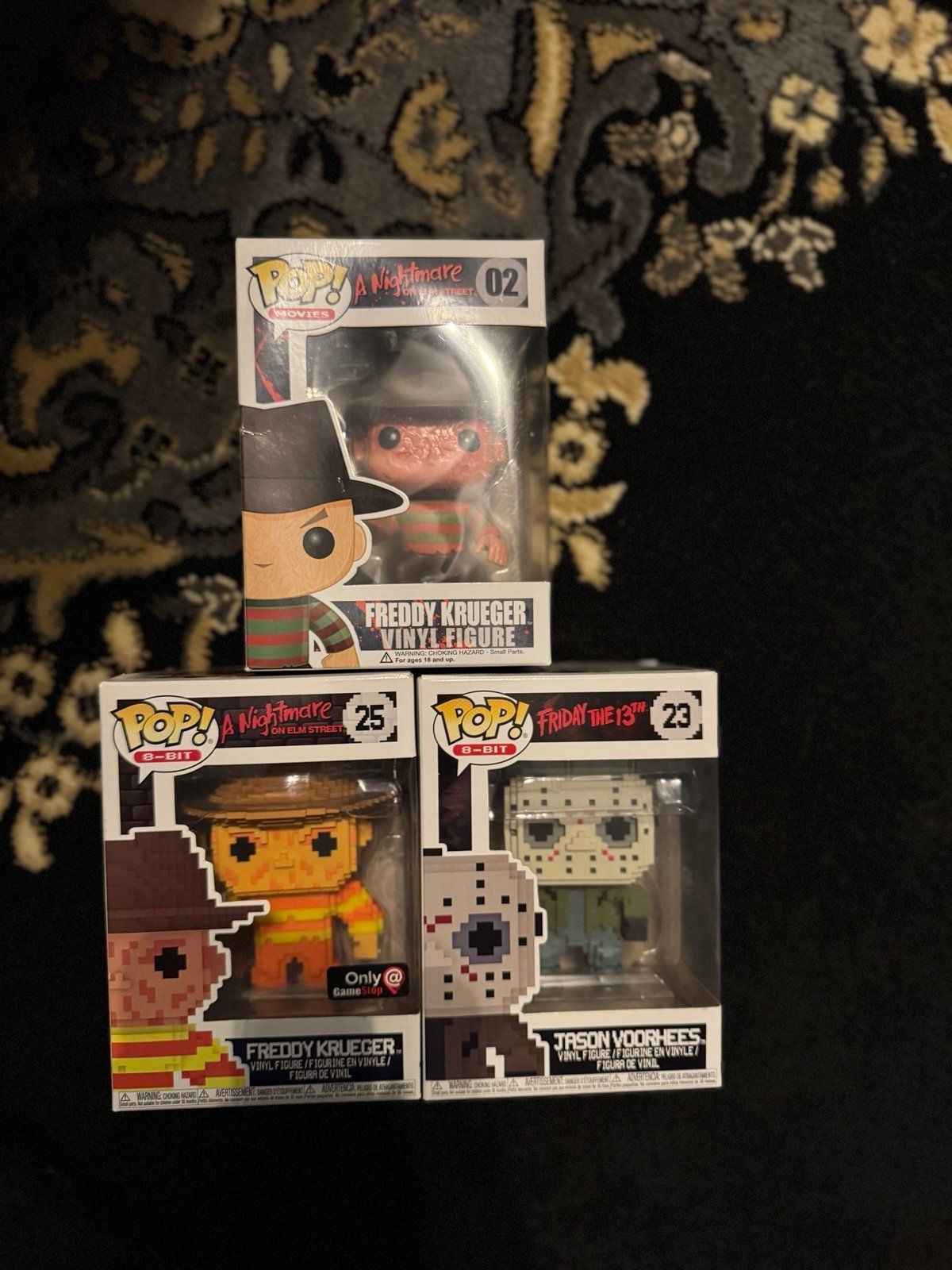 Freddy&Jason Funko Pop 3 Piece Bundle