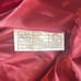 Women’s Red 3-Piece Velvet Pant Suit Peak Lapel Size S