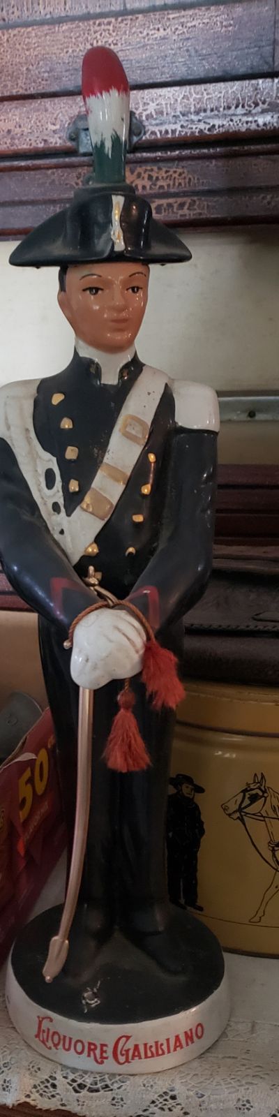 Vintage Liquore Galliano Soldier Decanter