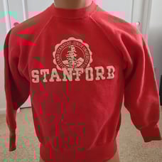 Vintage Crewneck Sweatshirt 60s Stanford University
