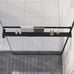 Black Aluminum Shower Shelf - Wall-Mounted, Lightweight & Corrosion #M-55044