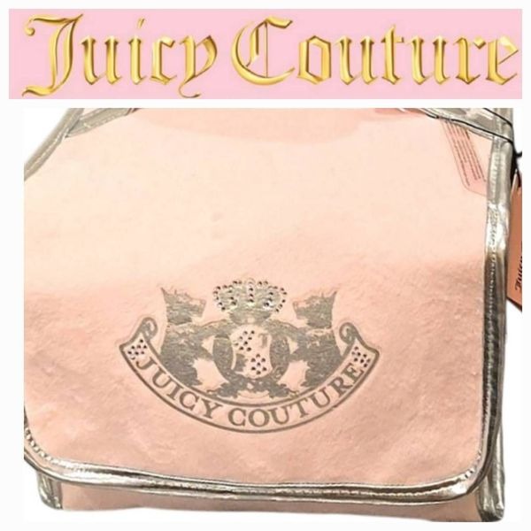 Juicy Couture Heritage Velour Hanging Travel Cosmetic Case