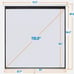 120'' Projector Screen Projection Screen Manual Pull Down HD Screen 1:1 Format
