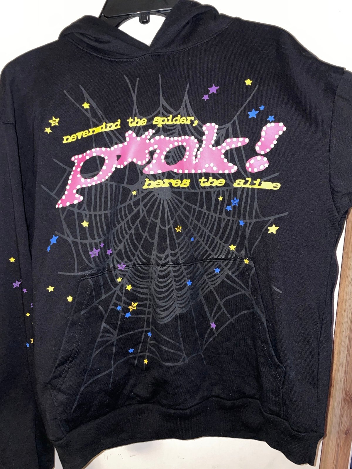 Spider hoodie “pink”
