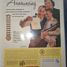 Daisy Air Rifle Advertisement Vintage