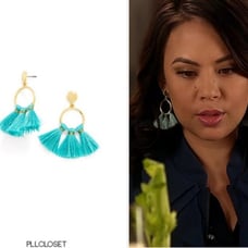 ASO Pretty Little Liars Mona Vanderwaal Thread Earrings