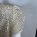 Vtg 60s House Of Bianchi Sz XS Fit Flare Midi Dress Jacket Peach Cream