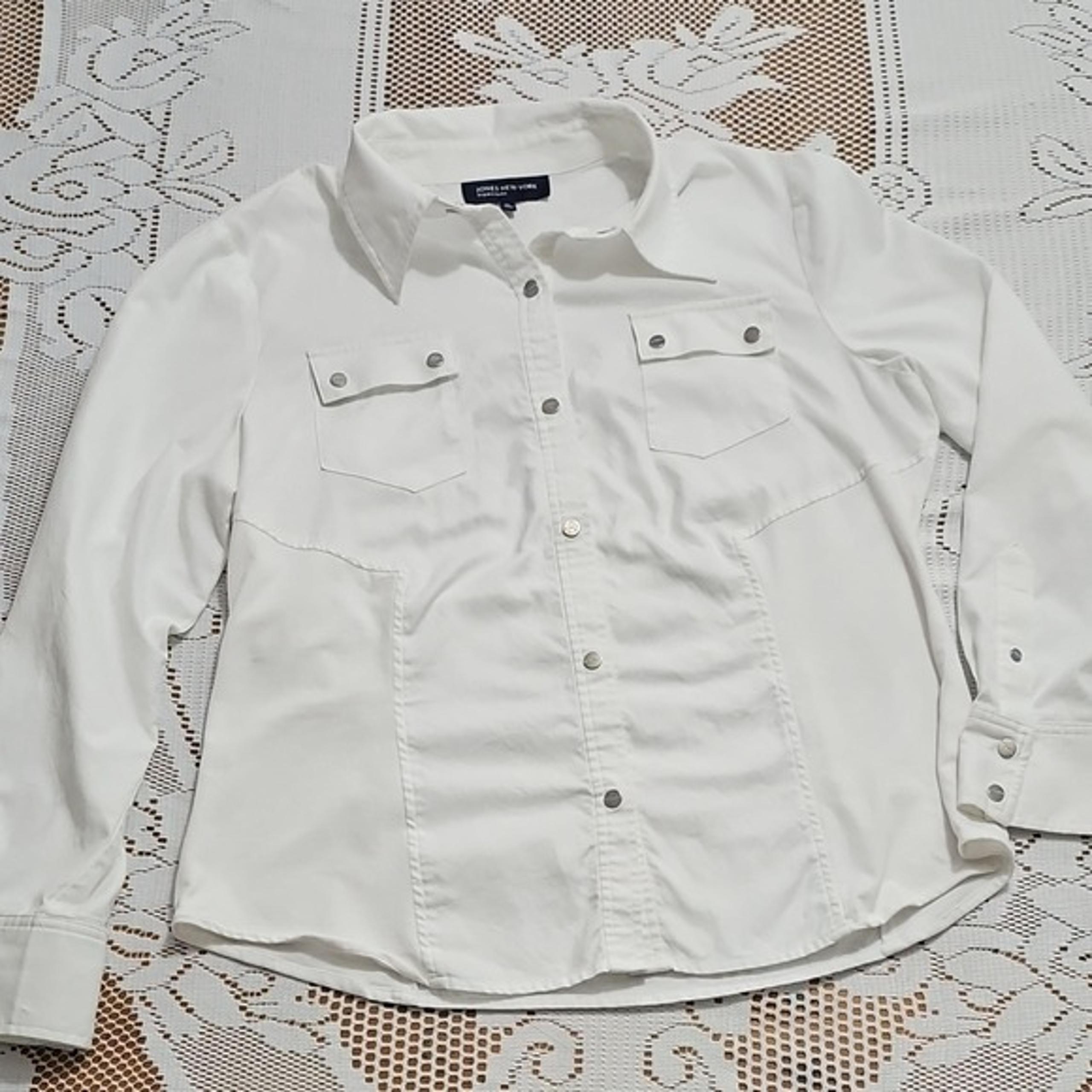 Jones New York Signature Button-Up Shirt 100% Cotton