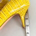 Casadei Yellow Animal Print Peep Toe Heels