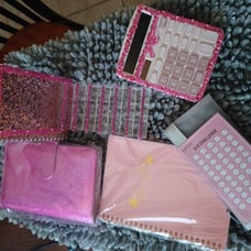 Hot pink bling budget set