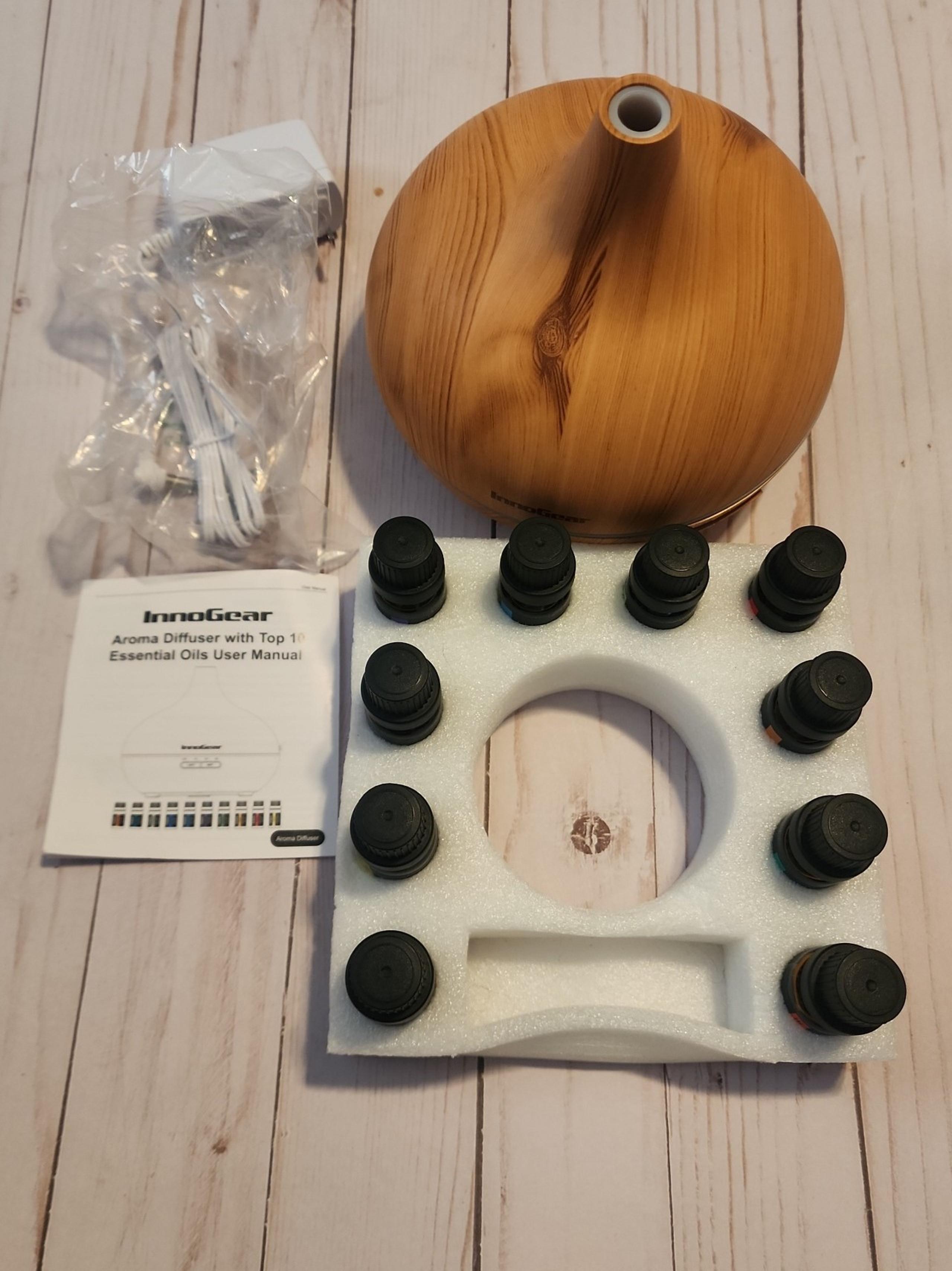 Aroma Diffuser with Top 10 Essential Oils - NEW