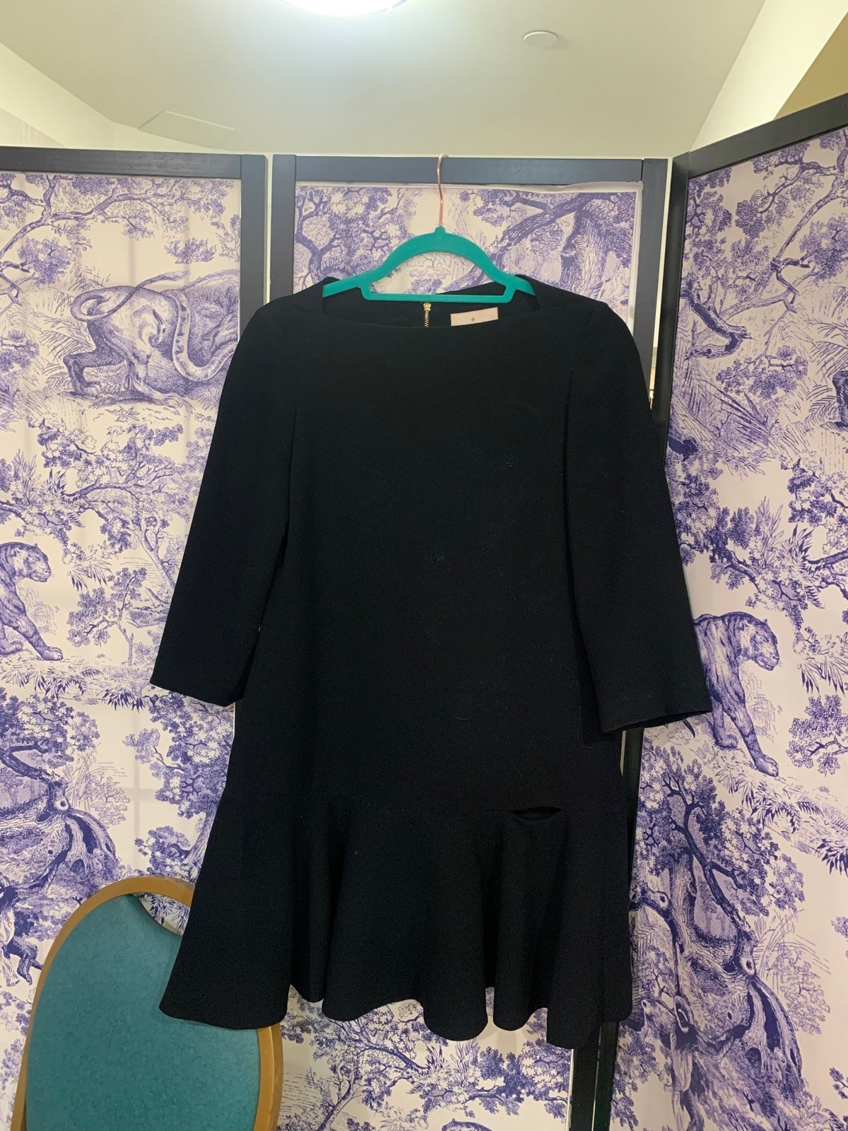Kate Spade Black Zip Dress