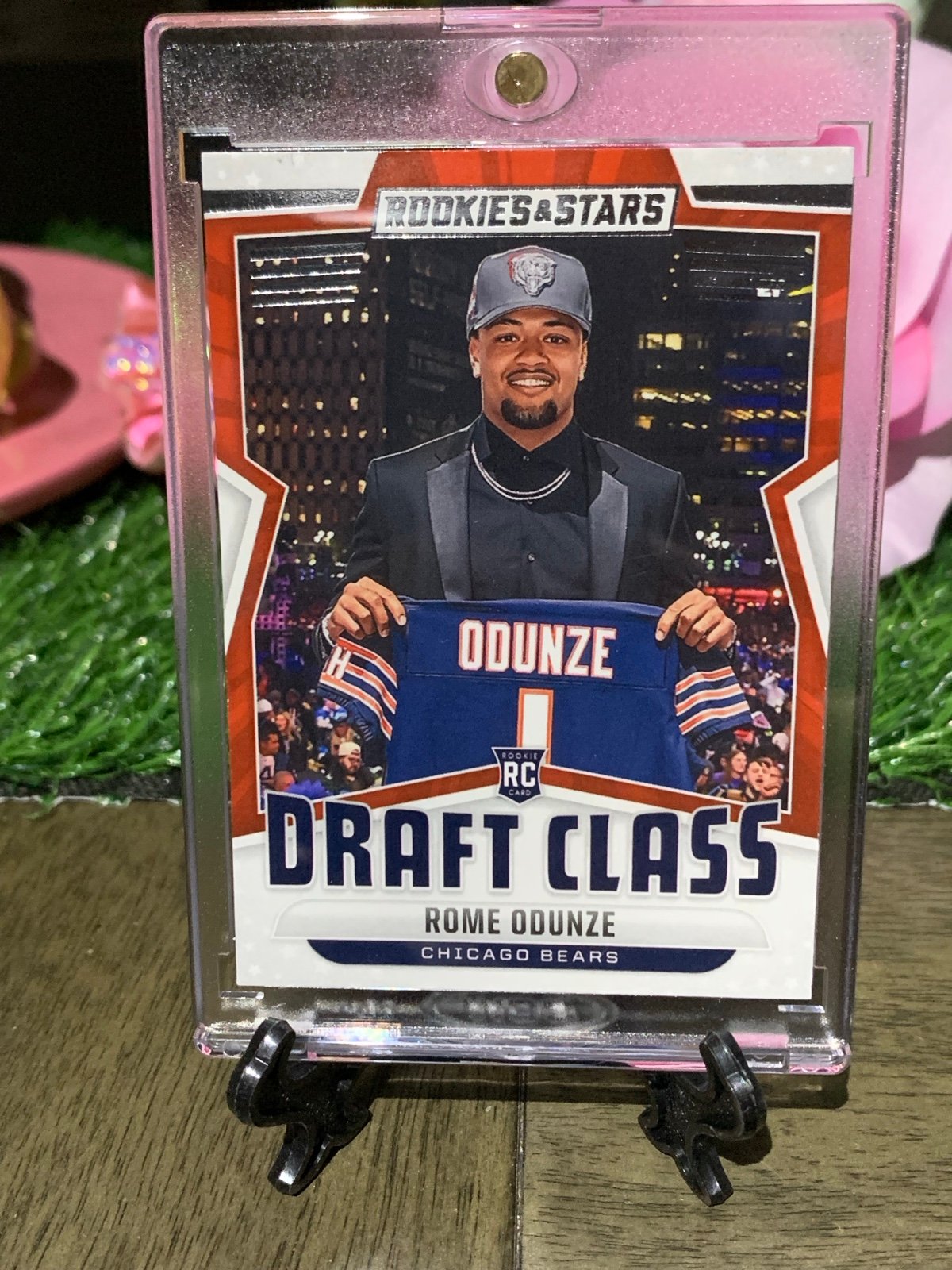 2024 RC WR Rome Odunze Panini Rookies & Stars Draft Class.