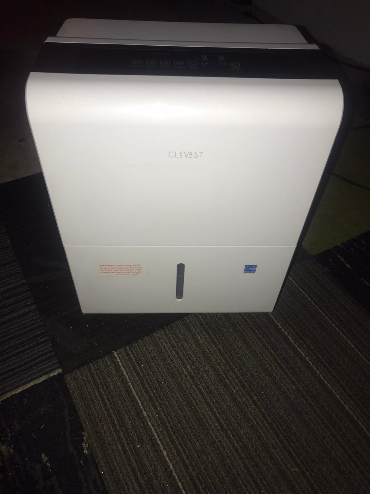 CLEVAST 1,500 Sq. Ft Energy Star Dehumid