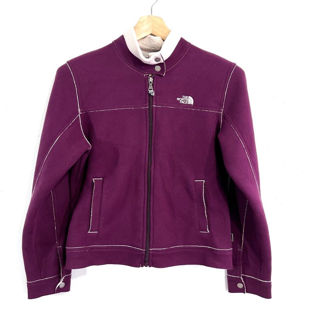 The North Face Womens Medium A5 Series Kanten Sherpa Shearling Bomber Jacket