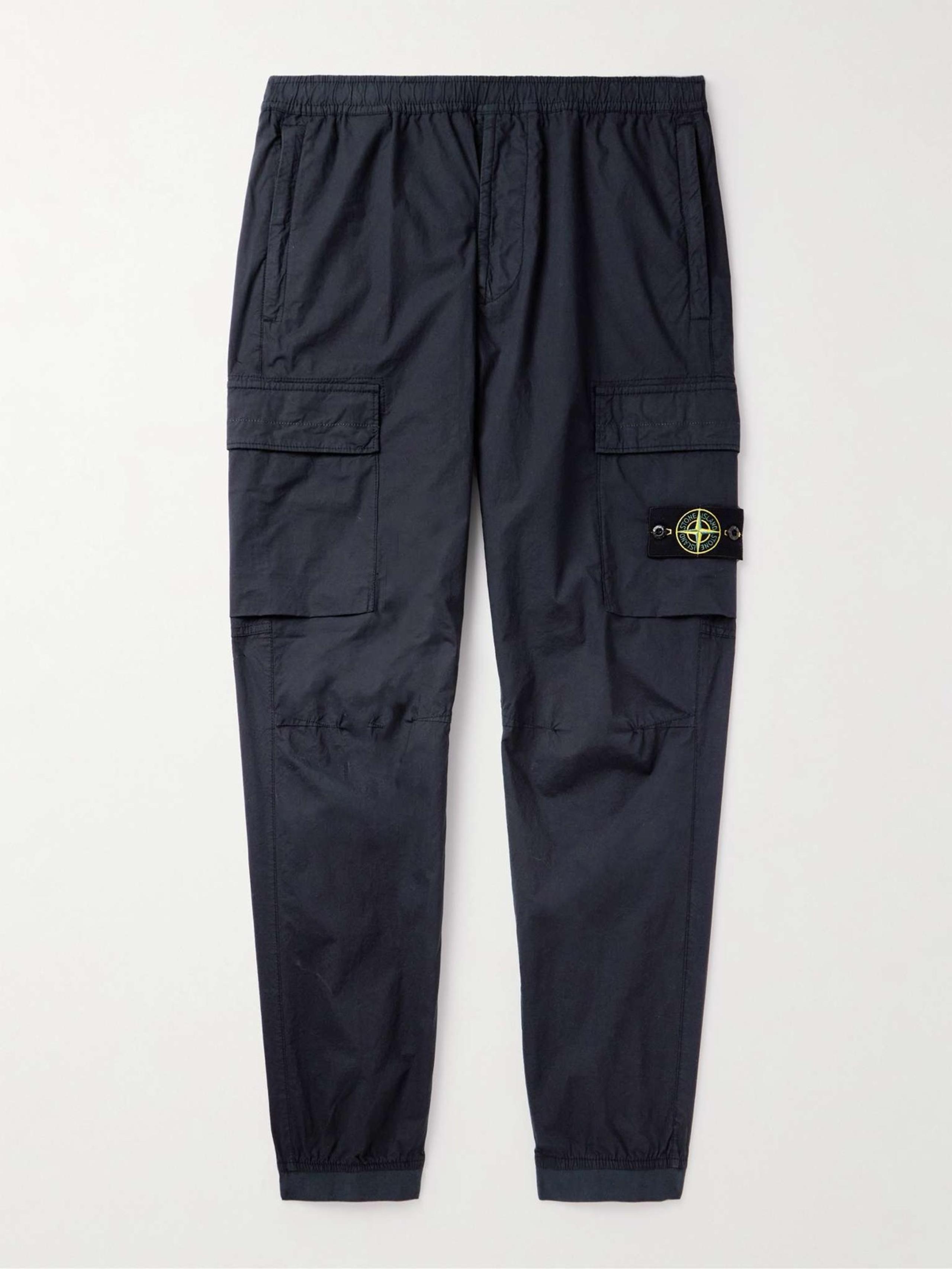 STONE ISLAND | Tapered Cotton Blend Cargo Trouser