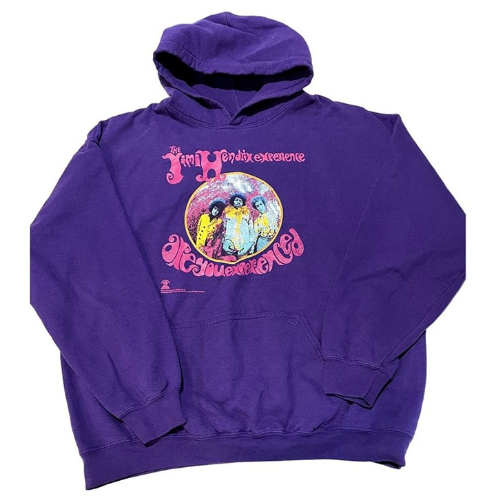 Jimmy Hendrix Purple Pullover Hoodie -