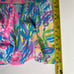 Lilly Pulitzer Hampton Tank Dress Multi Fan Racerback Ruffle Hem Women XS Cotton