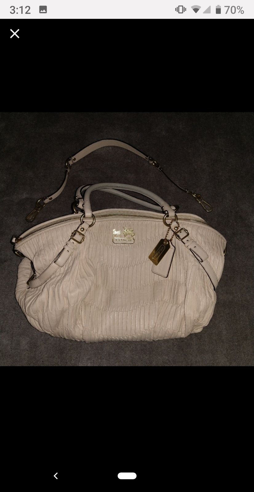 Coach Authentic Large Satchel Handbag