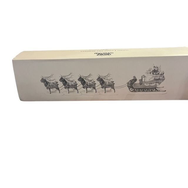 Department 56 Heritage Village Collection Sleigh & Eight Tiny Reindeer