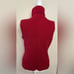 Ralph Lauren Vintage Knits turtleneck Tank Top Sleeveless Sweater Red SZ Large.