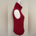 Ralph Lauren Vintage Knits turtleneck Tank Top Sleeveless Sweater Red SZ Large.