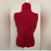 Ralph Lauren Vintage Knits turtleneck Tank Top Sleeveless Sweater Red SZ Large.