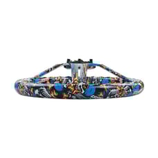 NEW JDM UNIVERSAL 350MM STICKERBOMB Acrylic Deep Dish 6 Holes Steering Wheel