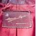 Vintage 70s Etienne Aigner Burgundy Wine Red Leather Blazer Jacket Size 10 Retro