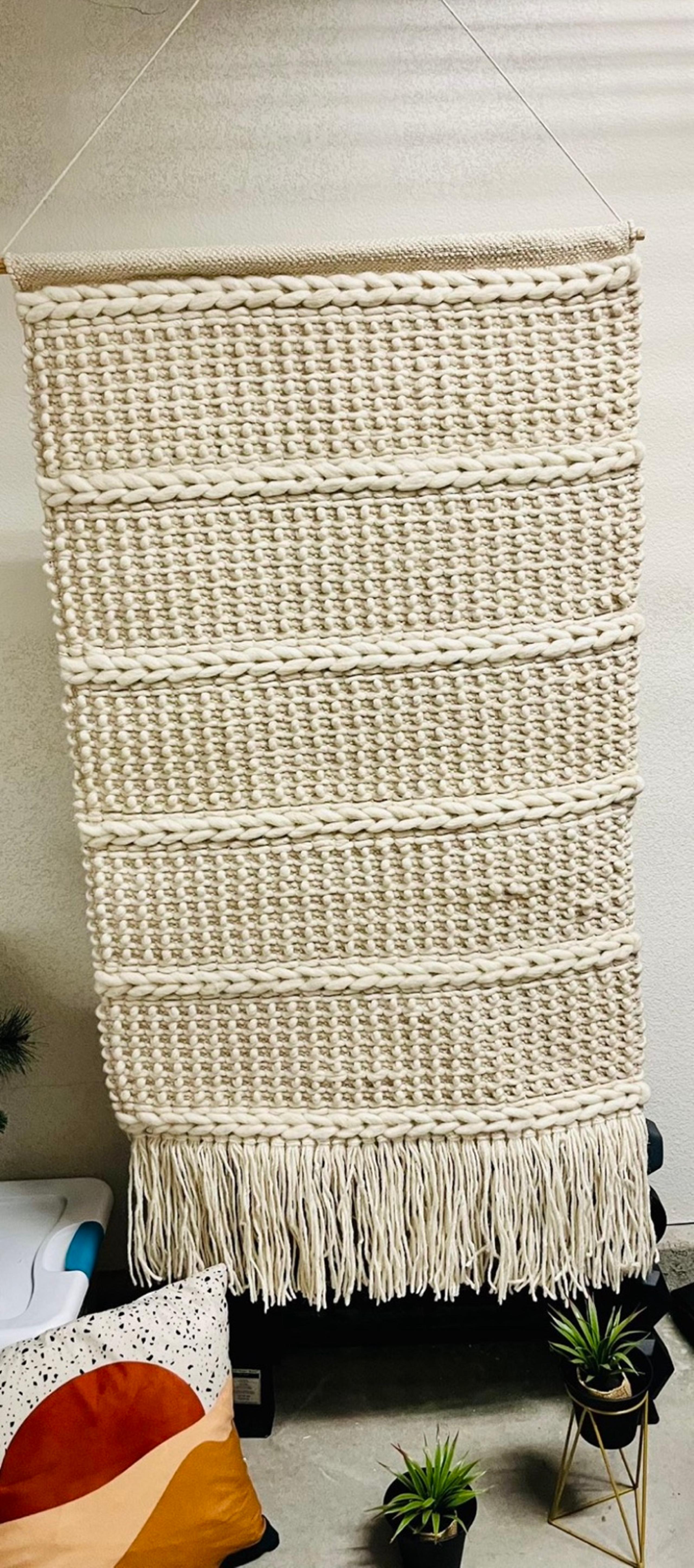 Large art wall macrame