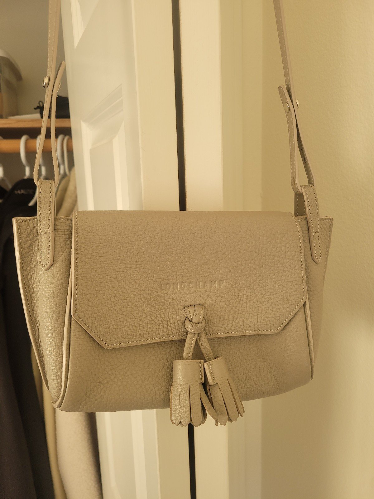 Longchamp Penelope Leather Crossbody Bag