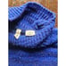 Vintage Moth for Anthropologie Womens Royal Blue Turtleneck, Medium, EUC