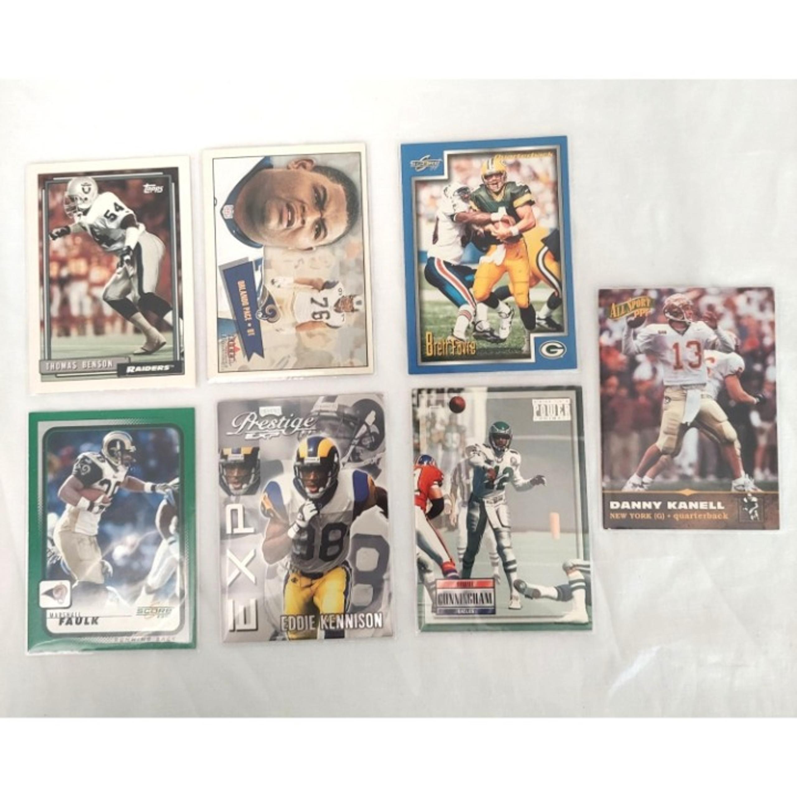 Vintage Mixed Football Trading Cards Classic, Fleer, Pro Set, & Topps 1990's Lot