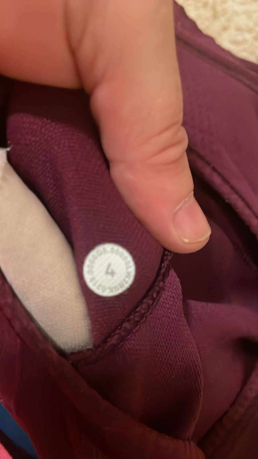 Lululemon Purple ebb to street bra size 4