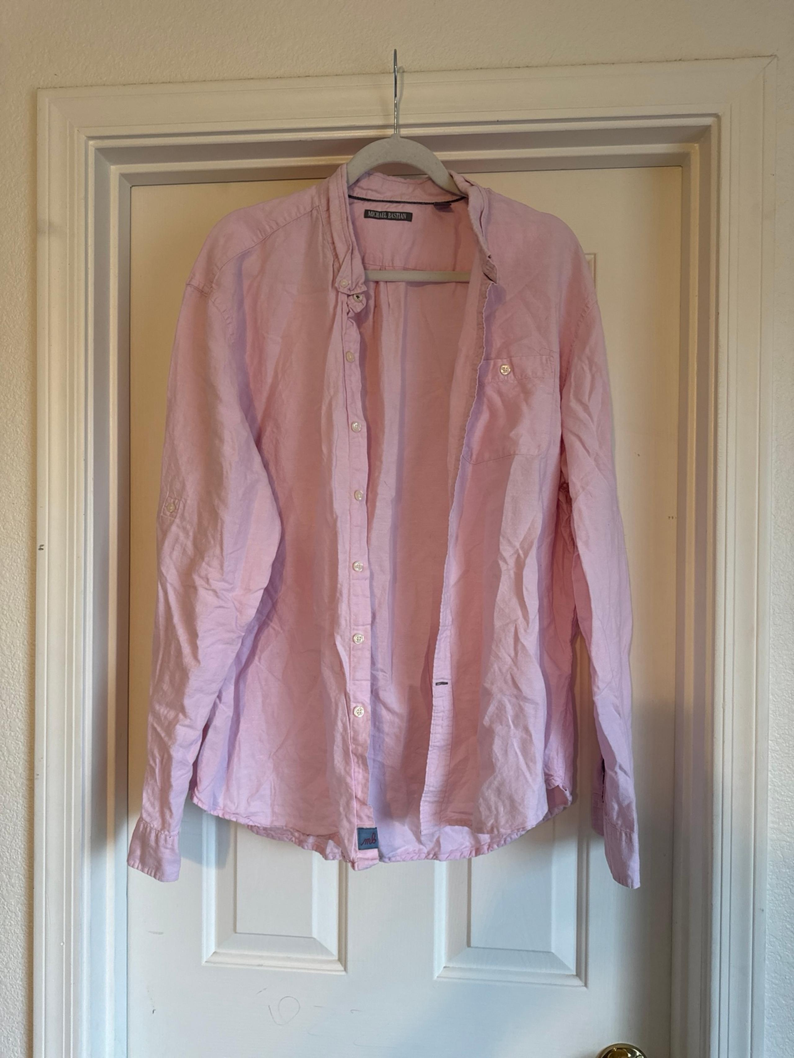 Pink Button Down Shirt