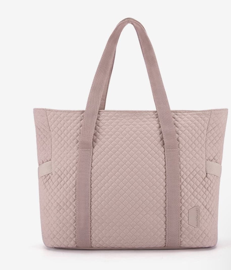 Bagsmart Stylish Pink Tote Yoga Bag