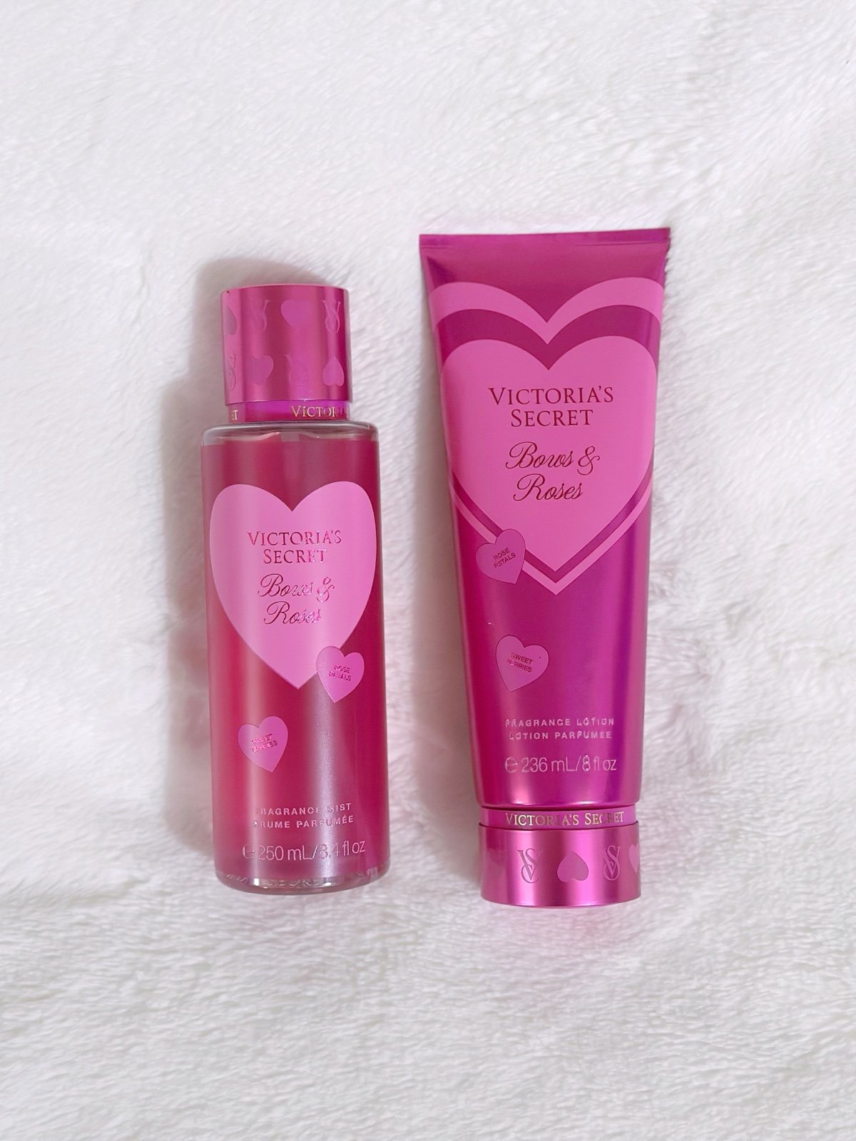 New Victoria's Secret Valentines Bows & Roses Lotion and Body Mist