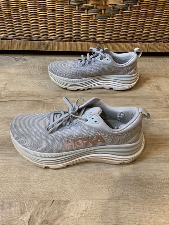 Hoka One One Gaviota 5 Sneakers Women's 11 B 1134235 HMRG Gray Rose Gold Shoes